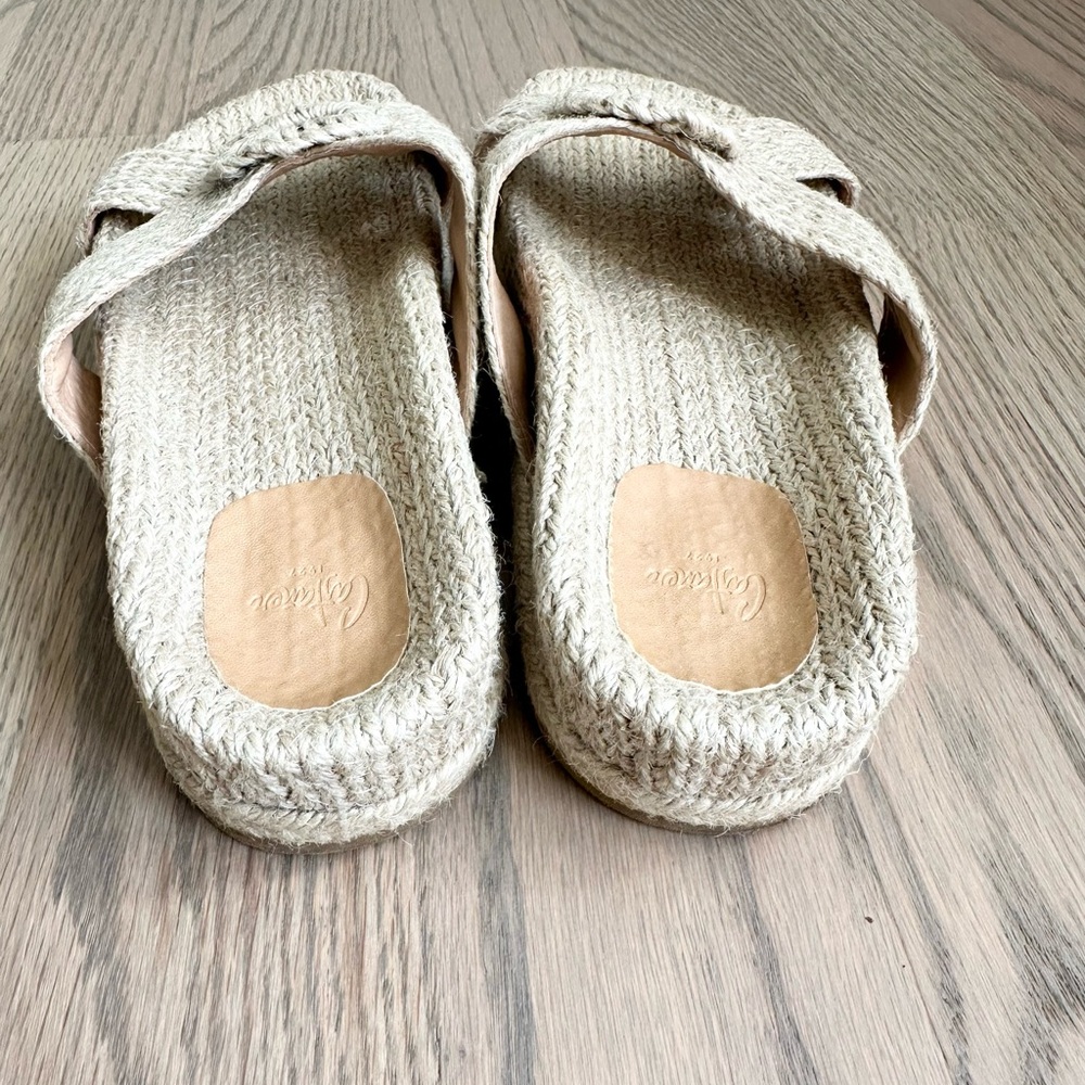 Castaner Zuchi Raffia Platform Espadrille Sandals - Picture 6 of 9